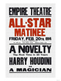 A Novelty, The First in 20 Years, Harry Houdini as a Magician Print