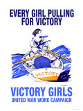 Every Girl Pulling for Victory Affiche par Edward Penfield