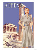 Athens 50's Fashion Tour I Posters