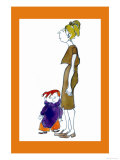 Jake and Mom Prints by Norma Kramer