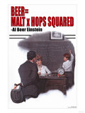 Beer Equals Malt Times Hops Squared Photo