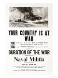 Your Country is at War, c.1917 Posters by Frank Paulus