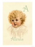 A for Alexis Poster by Ida Waugh