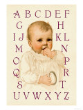 Sugar-Bee's Alphabet Poster by Ida Waugh