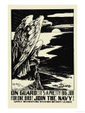 On Guard! Join the Navy! , c.1917 Posters by H.b. Matthews