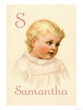 S for Samantha Posters by Ida Waugh