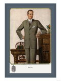 Three-Button Conservative Sack Pósters