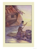 Robinson Crusoe: With This Cargo I Put to Sea Posters by Milo Winter