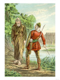 Friar Tuck and Robin Hood Affiches