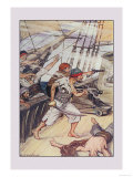 Robinson Crusoe: Our Ship Being Disabled Posters by Milo Winter