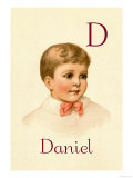 D for Daniel Print by Ida Waugh