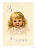B for Brianna Poster by Ida Waugh