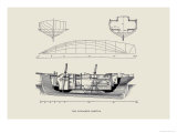 Schooner Gaetina Poster by Charles P. Kunhardt