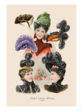 Stylish Winter Millinery Láminas Stylish Winter Millinery Láminas