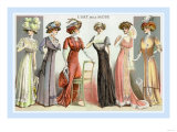 L'Art de la Mode: Six Refined Fashions Prints