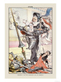 Puck Magazine: Opening a Little Campaign Affiche par Joseph Keppler