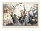 Puck Magazine: The End of a Bad Show Prints by Joseph Keppler