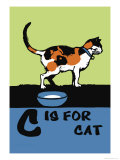 C is for Cat Posters by Charles Buckles Falls