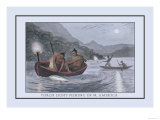 Torch Light Fishing in North America Posters by J.h. Clark