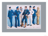 U.S. Navy: Uniforms, 1899 Posters by Willy Stower