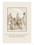 The Mahratta Peshwa and His Ministers at Poonah Posters by Baron De Montalemert