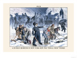 Puck Magazine: A Sunday Morning in New York Prints by F. Graetz