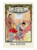 The Editor Poster by H.o. Kennedy