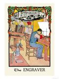 The Engraver Affiches par H.o. Kennedy