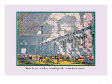 View in Gas Works Print by John Howard Appleton