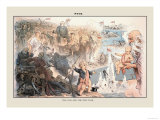 Puck Magazine: The Old and the New Year Posters par Joseph Keppler