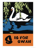 S is for Swan Posters by Charles Buckles Falls
