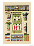 Egyptian Ornamental Architecture Kunstdrucke von J. Gardner Wilkinson