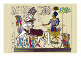 Ramses III Returning with His Prisoners Affiches par J. Gardner Wilkinson