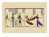 Hek, Isis and Khu Kunstdruck von J. Gardner Wilkinson