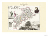 Garonne Kunstdrucke von Alexandre Vuillemin