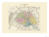 Paris, Capitale de la France Kunstdrucke von Alexandre Vuillemin