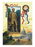 The St. Gaudens Statue and the Capitol Poster by C. Chapman