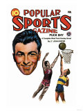 Popular Sports Magazine: Going for the Hoop Lámina