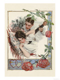 The Serenade Affiches par Harrison Fisher