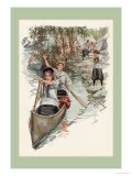 Paddling Their Own Canoe Posters by Harrison Fisher