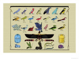 Birds and Other Creatures from Egyptian Monuments Pósters por J. Gardner Wilkinson Birds and Other Creatures from Egyptian Monuments Pósters por J. Gardner Wilkinson