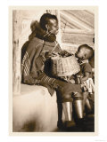 South African Mother and Child Posters by Leon V. Kofod