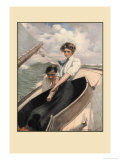 To Face the Wind Láminas por Clarence F. Underwood