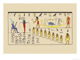 Osiris, Attended by the Guardian of the Balance Print by J. Gardner Wilkinson