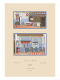 Middle-Class Dutch Home Prints by Racinet 