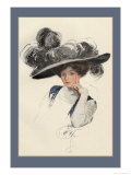 Pondering Poster par Harrison Fisher
