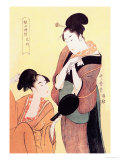 Sundial Maidens: The Hour of the Snake Prints by Utamaro Kitagawa 