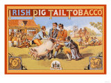 Irish Pig Tail Tobacco Poster