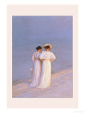 Promenade a Skagen Posters by Peder Severin Kröyer