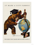 Schlitz Beer, It Made a City Famous Posters